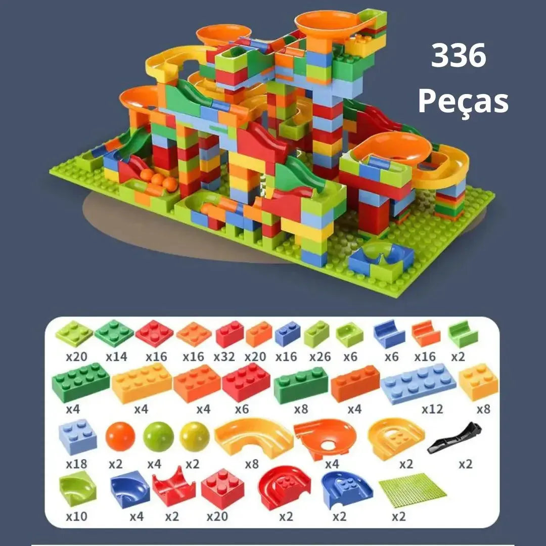 Blocos de Montar - Circuito de Bolinhas