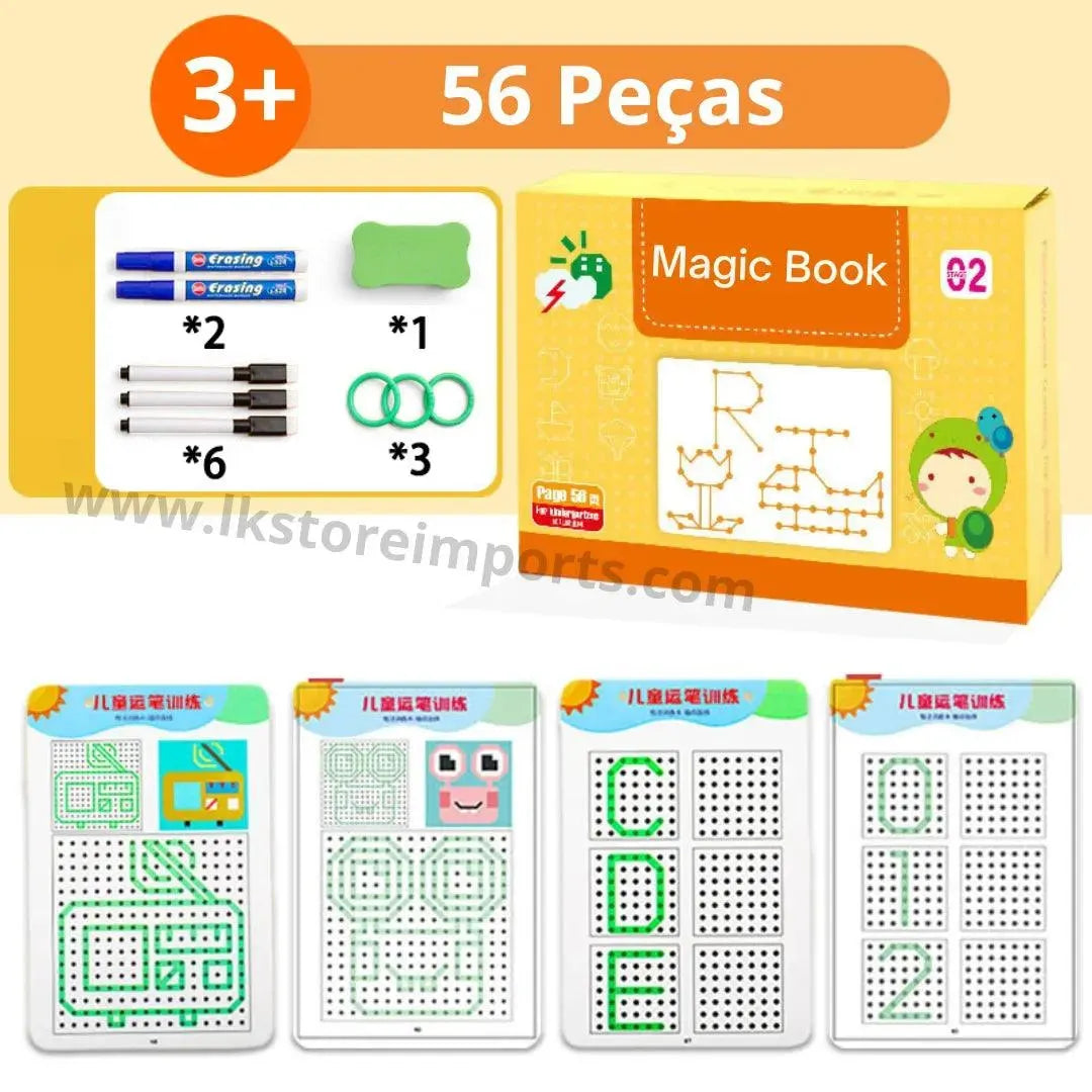 Caderno de Traço e Desenho Infantil